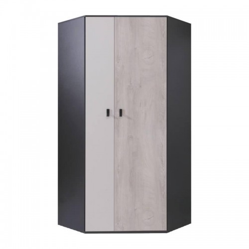 Шафа Meblar Planet 2 L/P 90х190x90 Чорний+дуб+бежевий